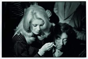 PECCOUX Martine,Catherine Deneuve et Serge Gainsbourg lors d'un en,1980,Kapandji Morhange 2009-10-29