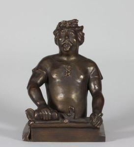 PECHAU Jochem 1929,Porträt des Bildhauers Franz Mühl,Jens Scholz DE 2017-10-27