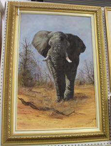 PECHE Dolph,Study of an Elephant,Tooveys Auction GB 2014-11-05