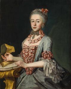 PECHEUX LORENZO 1729-1821,Ritratto di dama che ricama,Wannenes Art Auctions IT 2018-05-30