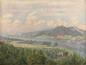 PECHUEL LOESCHE William 1885-1959,Blick vom Rodderberg in das Rheintal,Von Zengen DE 2017-06-16