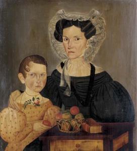 PECK Sheldon 1797-1869,A Double Portrait of Frances Almira Millener and F,Christie's GB 2003-01-16