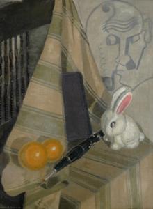 peckett Christine A,Still Life with Rabbit,1936,Leonard Joel AU 2008-04-14