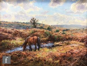 PECKHAM Barry Arthur 1945,Pony at Ashley Heath, New Forest,Fieldings Auctioneers Limited 2023-01-12