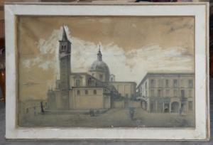 Pecora L,Veduta del Duomo di Busto,1902,Il Ponte Casa D'aste Srl IT 2017-11-21