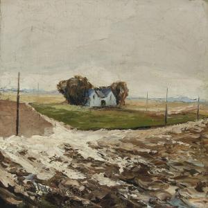 PEDERSEN Alfred,Landscape with farm,1939,Bruun Rasmussen DK 2011-04-25