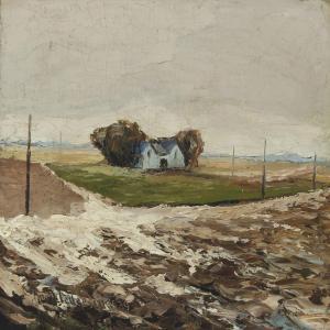 PEDERSEN Alfred,Landscape with farm,1939,Bruun Rasmussen DK 2011-05-23