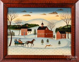 Pedersen Diane Ulmer,Winter landscapes,20th century,Pook & Pook US 2019-07-21