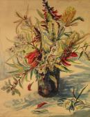 PEDERSEN ELLA LILIAN 1898-1983,Flowers in a vase,1957,Capes Dunn GB 2021-10-18