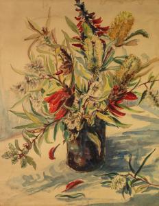PEDERSEN ELLA LILIAN 1898-1983,Flowers in a vase,1957,Capes Dunn GB 2021-09-21