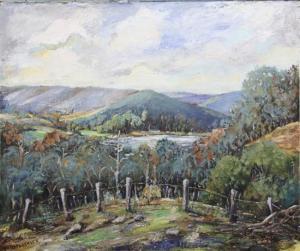 PEDERSEN ELLA LILIAN 1898-1983,Terranara Landscape,Raffan Kelaher & Thomas AU 2017-06-20