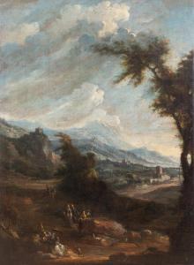 PEDON Bartolomeo 1665-1732,Paesaggio con figure,Art International IT 2023-12-20