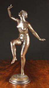 PEDRAZONNI Edmundo,Nymph on a round base signed E. Pedrazonn,1964,Wilkinson's Auctioneers 2015-09-27