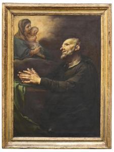 PEDRINI Filippo 1763-1856,Apparizione della Vergine con Bambino a san Filipp,Meeting Art 2020-06-20
