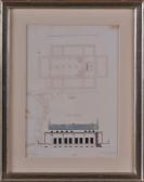 PEDRONI V.A,DESIGN FOR A BANK,1818,Stair Galleries US 2011-03-19