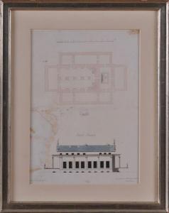PEDRONI V.A,DESIGN FOR A BANK,1818,Stair Galleries US 2011-03-19