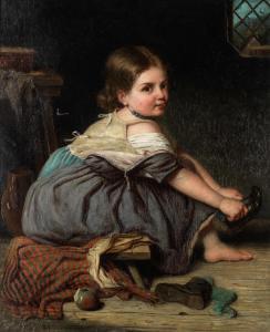 PEELE John Thomas 1822-1897,Dressing Myself,1877,Bonhams GB 2021-11-10