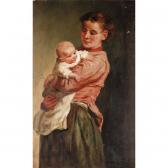PEELE John Thomas 1822-1897,MOTHER AND CHILD,1881,Sotheby's GB 2007-01-25