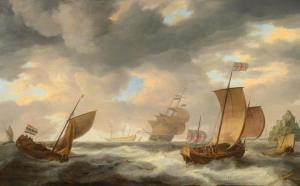 PEETERS Bonaventura I 1614-1652,Marine,1631,Galerie Koller CH 2023-09-22