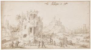 PEETERS Jan I 1624-1677,View of Cairo,Sotheby's GB 2024-01-31