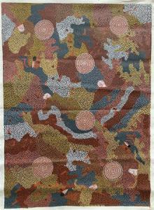 PEGGY Brown 1934,Alice Springs Kangaroo Dreaming,1989,Theodore Bruce AU 2019-11-24
