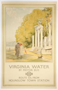 PEGRAM Frederick 1870-1937,VIRGINIA WATER BY MOTOR BUS,1923,Bonhams GB 2024-02-01