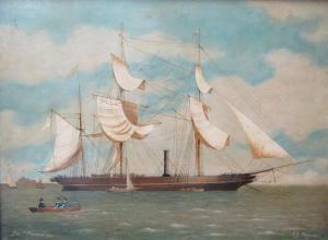PEGRUM E.J 1800-1900,the ship "Phoenix",1870,TW Gaze GB 2022-05-05
