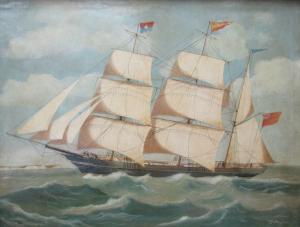 PEGRUM E.J 1800-1900,the ship "The Phoenician",1870,TW Gaze GB 2022-05-05