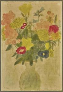 PEIFFER WATENPHUL Max 1896-1976,blooming flowers arranged in a vase,Chait US 2017-09-24