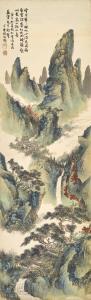 PEIHENG HU 1892-1965,Running Stream by Pines,1930,Sotheby's GB 2023-04-07