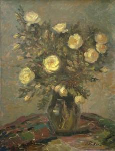 Peilane Marianna 1915-1996,White flowers,Antonija LV 2022-09-10