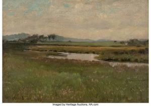PEIRCE H. Winthrop 1850-1935,Revere Marshes,1884,Heritage US 2021-12-09