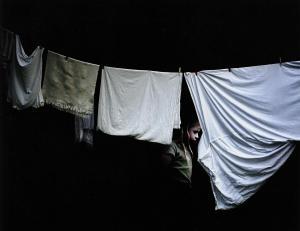 PEIRONE Julia 1973,Girl Behind Laundry,2003,Stockholms Auktionsverket SE 2014-11-10