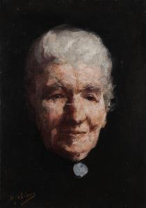 PEISER Kurt,Portrait de Mme Verschuere (mère du premier beau-f,1955-1960,Campo & Campo 2024-04-23