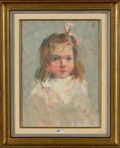 PEISER Kurt 1887-1962,Portrait d’’une fillette,VanDerKindere BE 2014-12-16