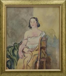 PEKALSKI Leonard 1896-1944,Kobieta w fotelu [Siedząca],Rempex PL 2023-02-22