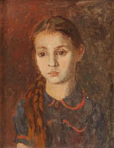 PEKALSKI Leonard 1896-1944,"Portrait of Miss Krystyna Grajnert",Desa Unicum PL 2023-07-06