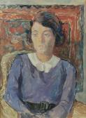 PEKALSKI Leonard 1896-1944,Portret kobiety w liliowej sukni,Rempex PL 2021-03-31