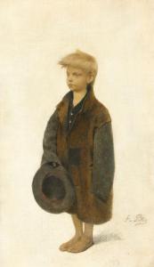 PELEZ Fernand 1843-1913,Le jeune mendiant,1886,AuctionArt - Rémy Le Fur & Associés FR 2023-06-02