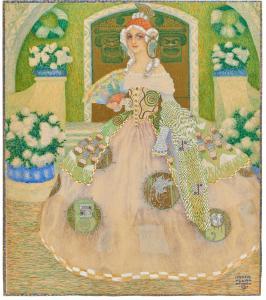 PELLAR Hanns 1886-1972,Lady in Ball Gown,1909,Van Ham DE 2023-05-15