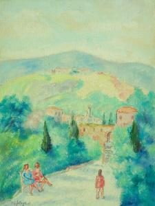 PELLEGRINI Angelo Sirto 1908-1997,Paese,Saletta d'arte Viviani IT 2023-11-04