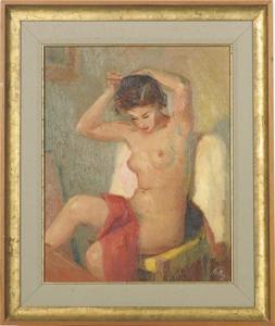 PELLEGRINO Luigi 1905,The bath,Christie's GB 2010-06-24