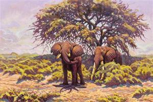 PELLETIER A. John 1900,Elephants,2005,Hindman US 2014-09-28