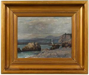 PELLETIER Leonce 1869-1950,Nice, Entrance to the Port,1911,Brunk Auctions US 2019-09-13