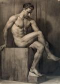 PELLICER Y GALEOTE Rafael 1906-1963,Desnudo masculino,Duran Subastas ES 2018-05-24