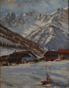 PELLIS Giovanni Napoleone 1888-1962,La valle di Sauris,Capitolium Art Casa d'Aste IT 2018-10-17