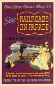 PELTEN MAJOR,SEE RAILROADS ON PARADE / AT THE NEW YORK WORLD'S ,1940,Swann Galleries US 2015-02-12