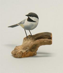 Peltz Peter 1915-2001,LIFE-SIZE CHICKADEE,Eldred's US 2015-04-03