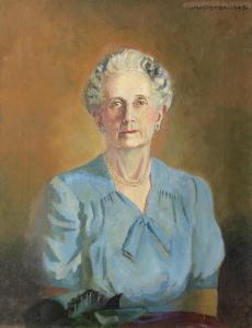 PEMBA George Mnyalaza M 1912-2001,Portrait of Mrs May Murray Parker,1947,Bonhams GB 2018-09-12