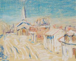 PEMBERTON SMITH FREDA 1902-1991,Untitled - Quebec Village,Levis CA 2023-03-11